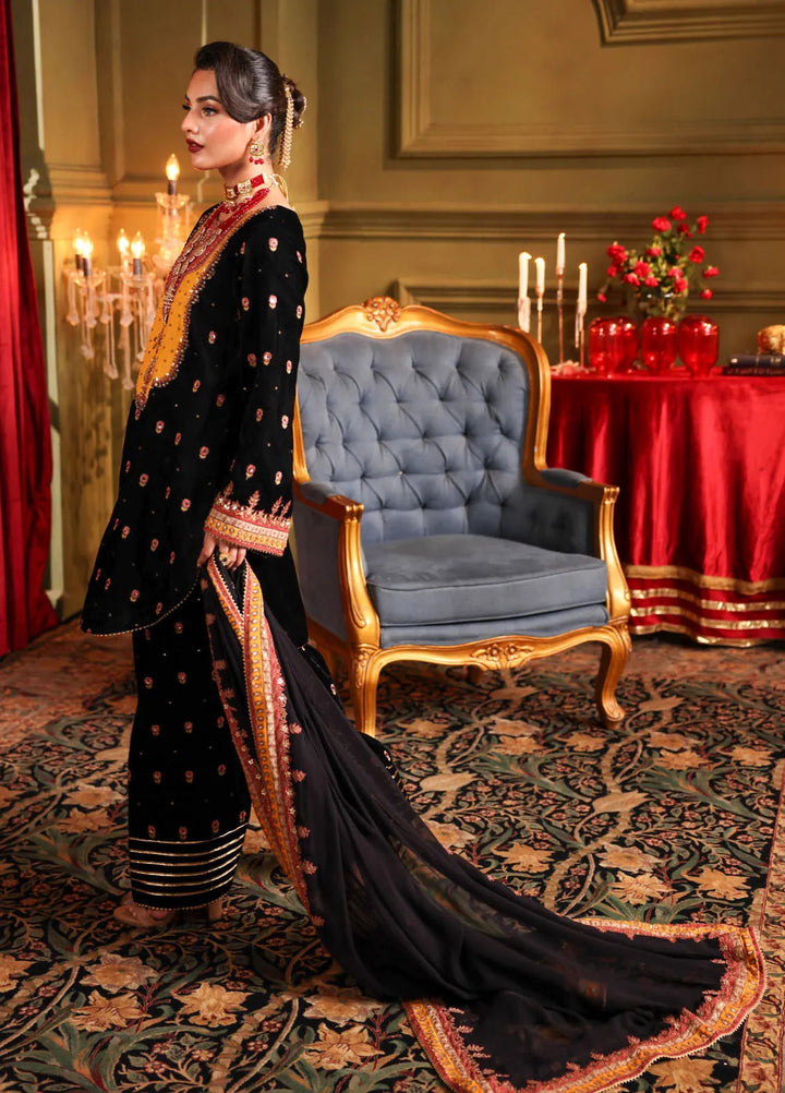 Signora by Charizma Embroidered Velvet Suits Unstitched 3 Piece CRZ24SG CVT4-14 - Winter Collection