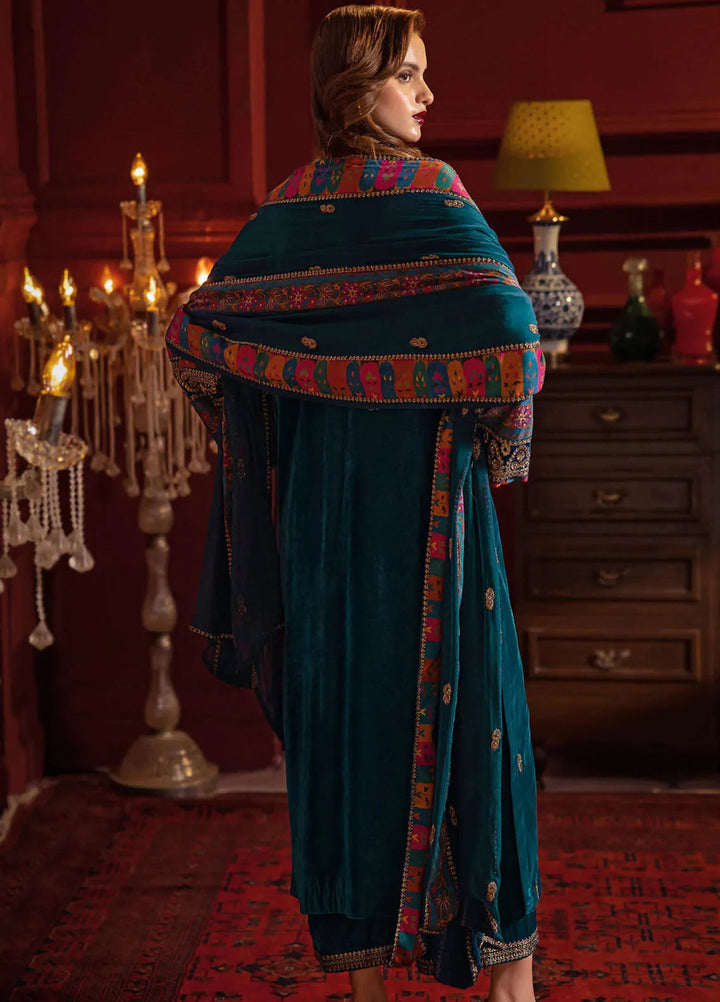 Signora by Charizma Embroidered Velvet Suits Unstitched 3 Piece CRZ24SV CVT4-02 - Festive Collection