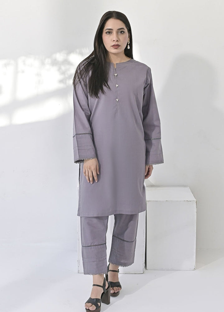 Silcot Pret Plain Cotton 2 Piece Suit Airy Aesthetic