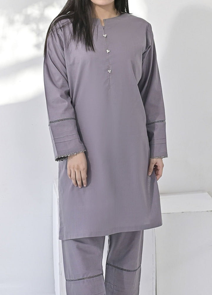 Silcot Pret Plain Cotton 2 Piece Suit Airy Aesthetic
