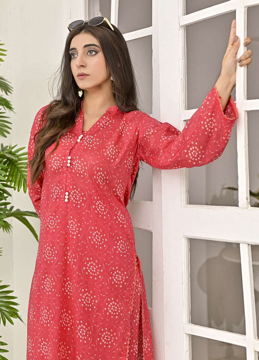 Silcot Pret Printed Lawn 2 Piece Suit Coral Sprig