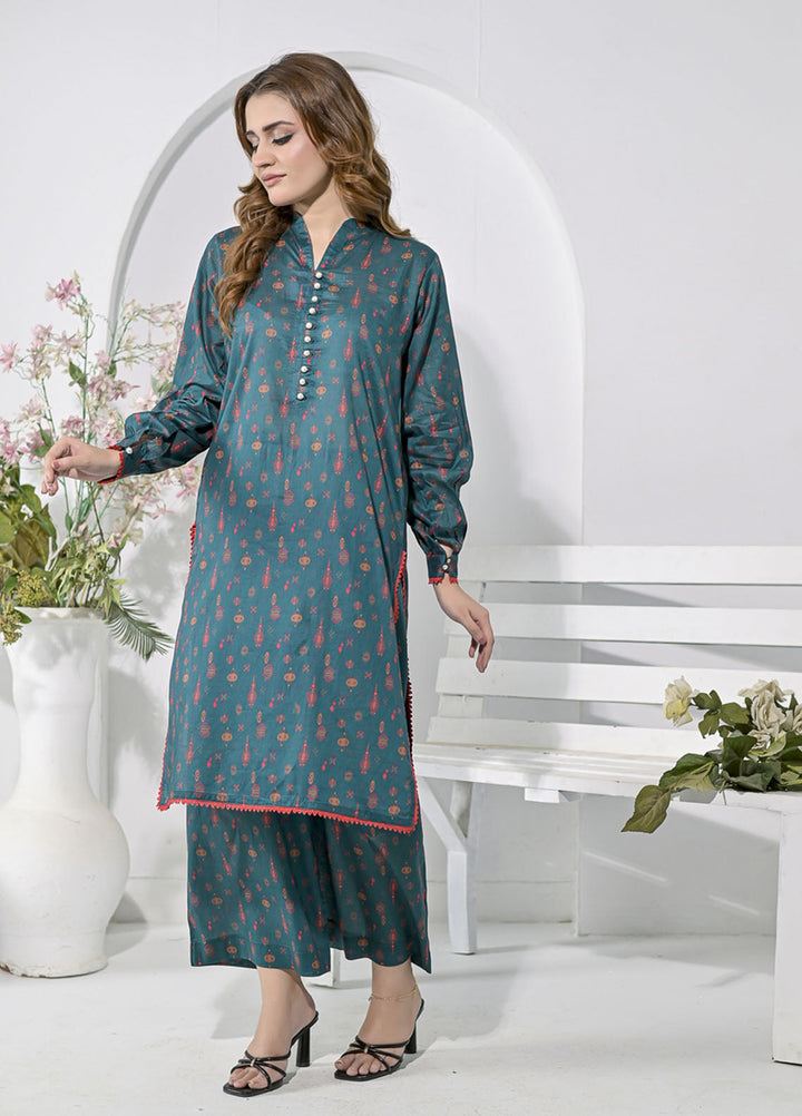 Silcot Pret Printed Lawn 2 Piece Suit Emerald Vine