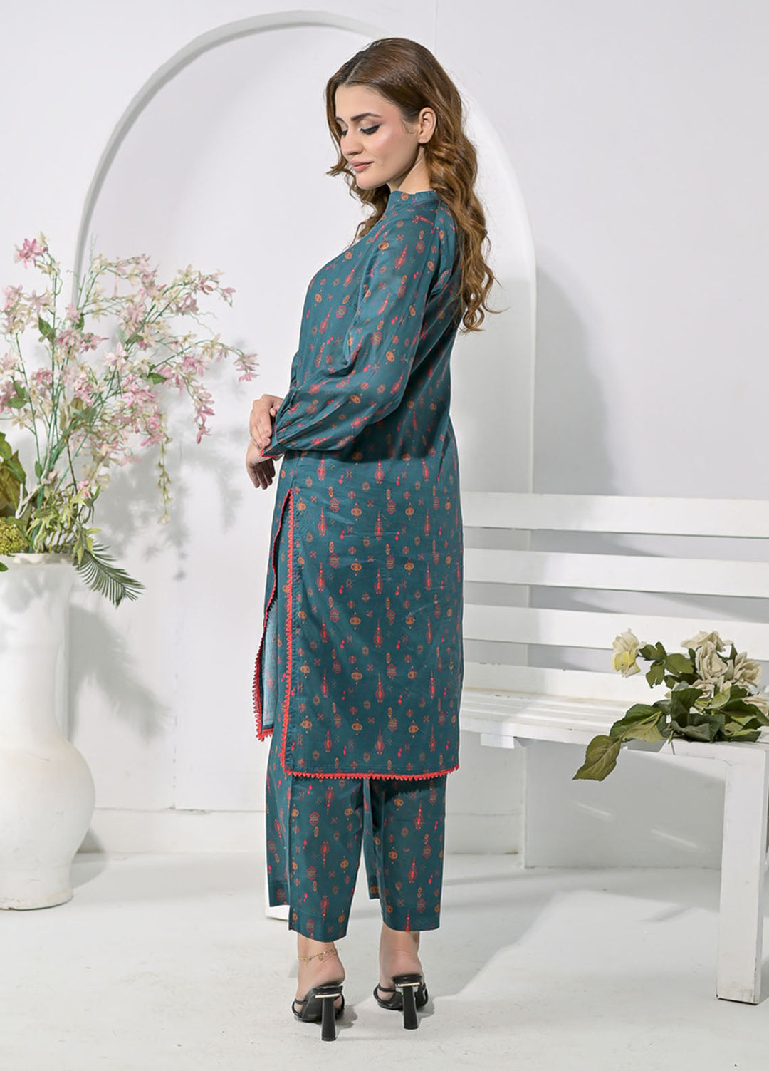 Silcot Pret Printed Lawn 2 Piece Suit Emerald Vine