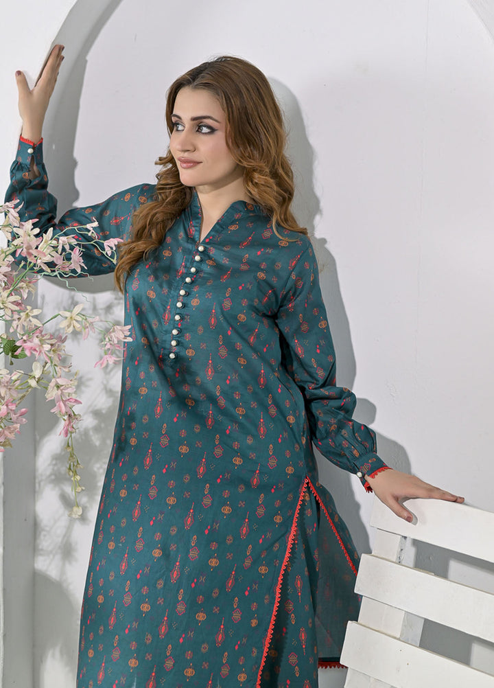 Silcot Pret Printed Lawn 2 Piece Suit Emerald Vine