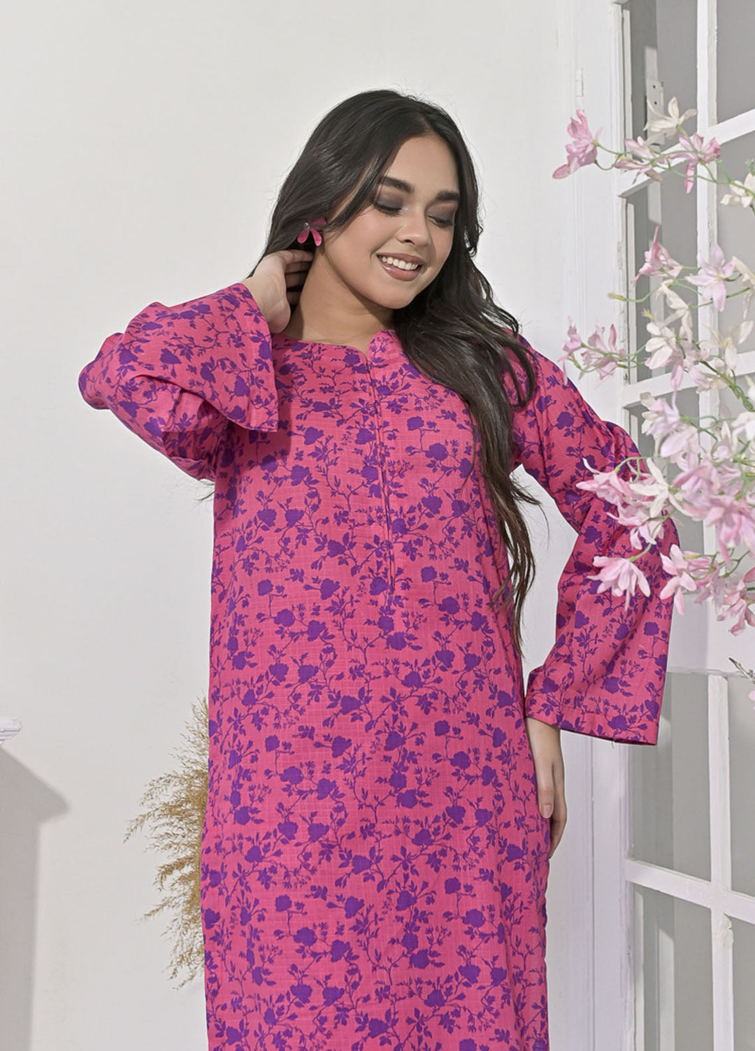 Silcot Pret Printed Lawn 2 Piece Suit Warm Autum