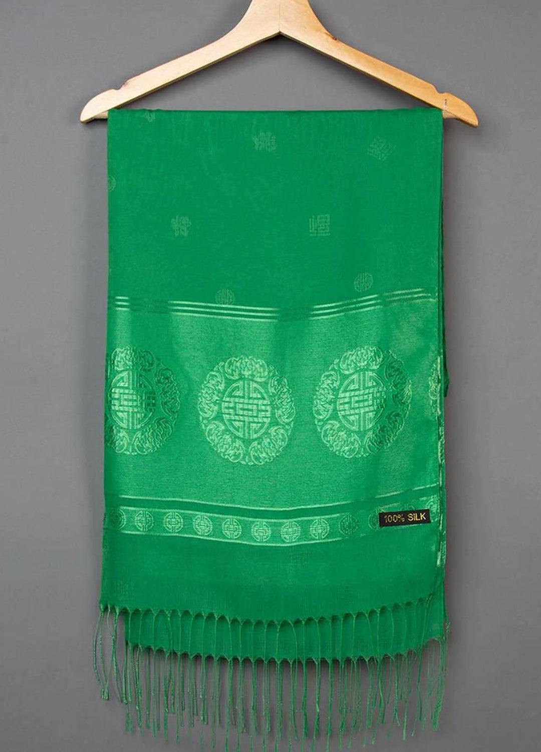 Abaya pk  Silk  Hijab ABA22SH Meridian Green Hijab - Pashmina Hijabs