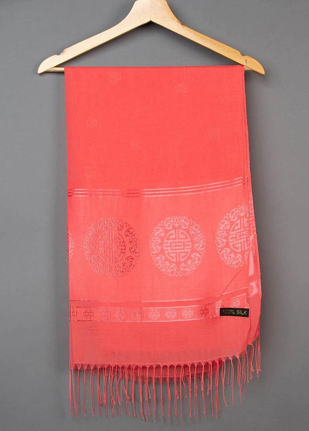 Abaya pk  Silk  Hijab ABA22SH Meridian Pink Hijab - Pashmina Hijabs