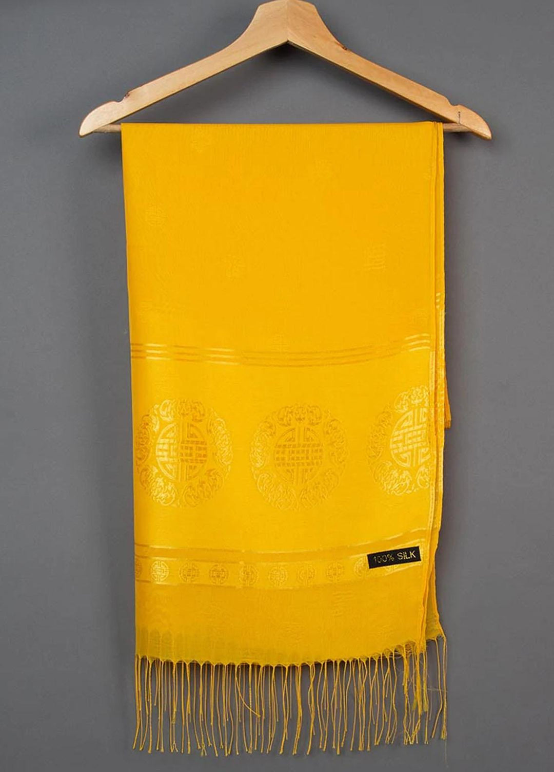 Abaya pk  Silk  Hijab ABA22SH Meridian Yellow Hijab - Pashmina Hijabs
