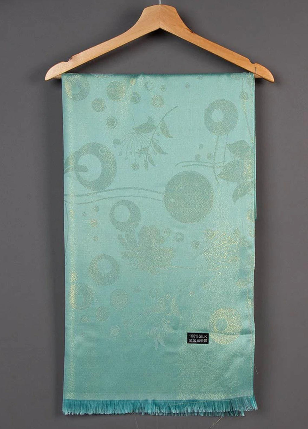 Abaya pk  Silk  Hijab ABA22SH Teal Green Sheen Hijab - Pashmina Hijabs