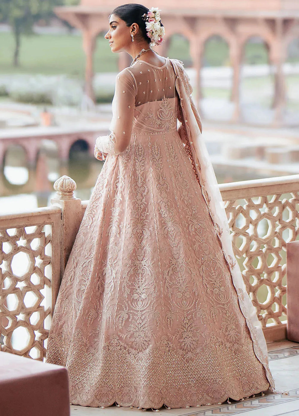 Silsila by Saad Shaikh Embroidered Net Suits Unstitched 4 Piece SSK24SL Azela - Festive Collection