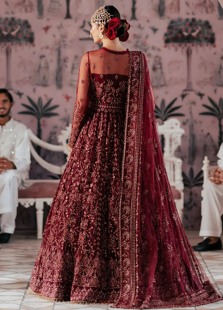 Silsila by Saad Shaikh Embroidered Net Suits Unstitched 4 Piece SSK24SL Elaila - Festive Collection