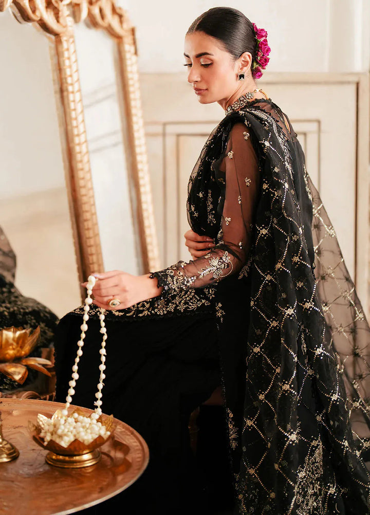 Silsila by Saad Shaikh Embroidered Organza Suits Unstitched 4 Piece SSK24SL Amaya - Festive Collection