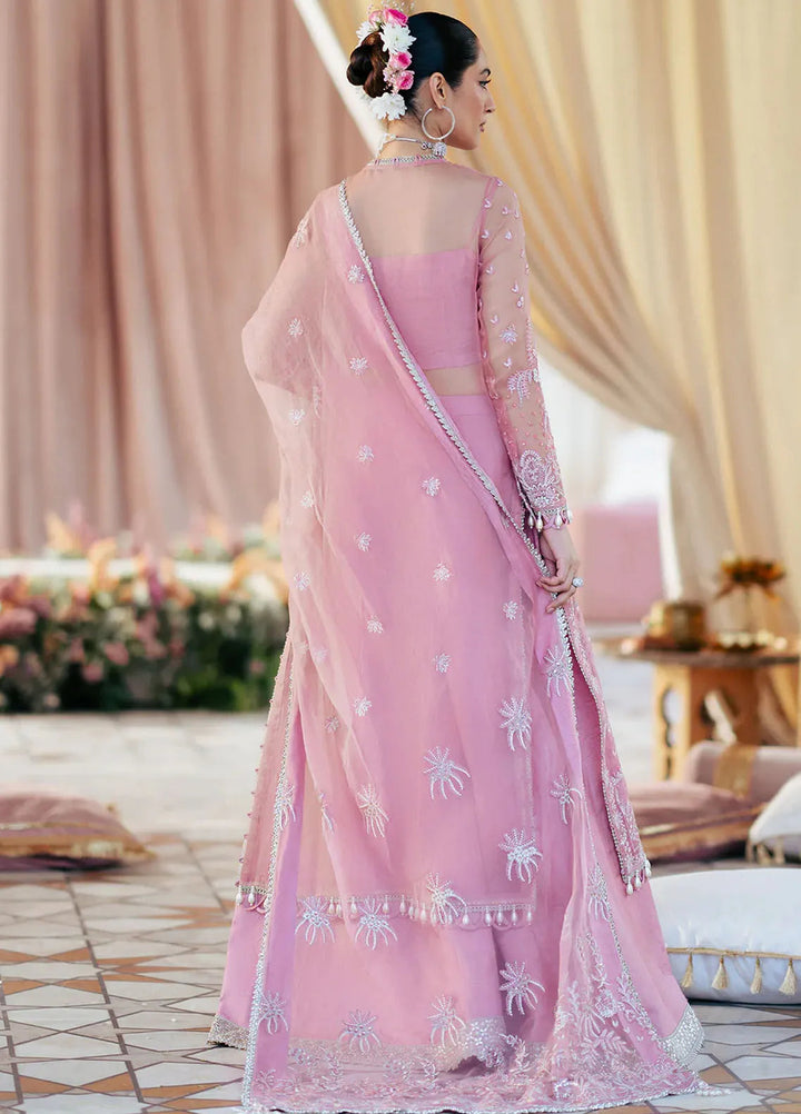 Silsila by Saad Shaikh Embroidered Organza Suits Unstitched 4 Piece SSK24SL Leya - Festive Collection