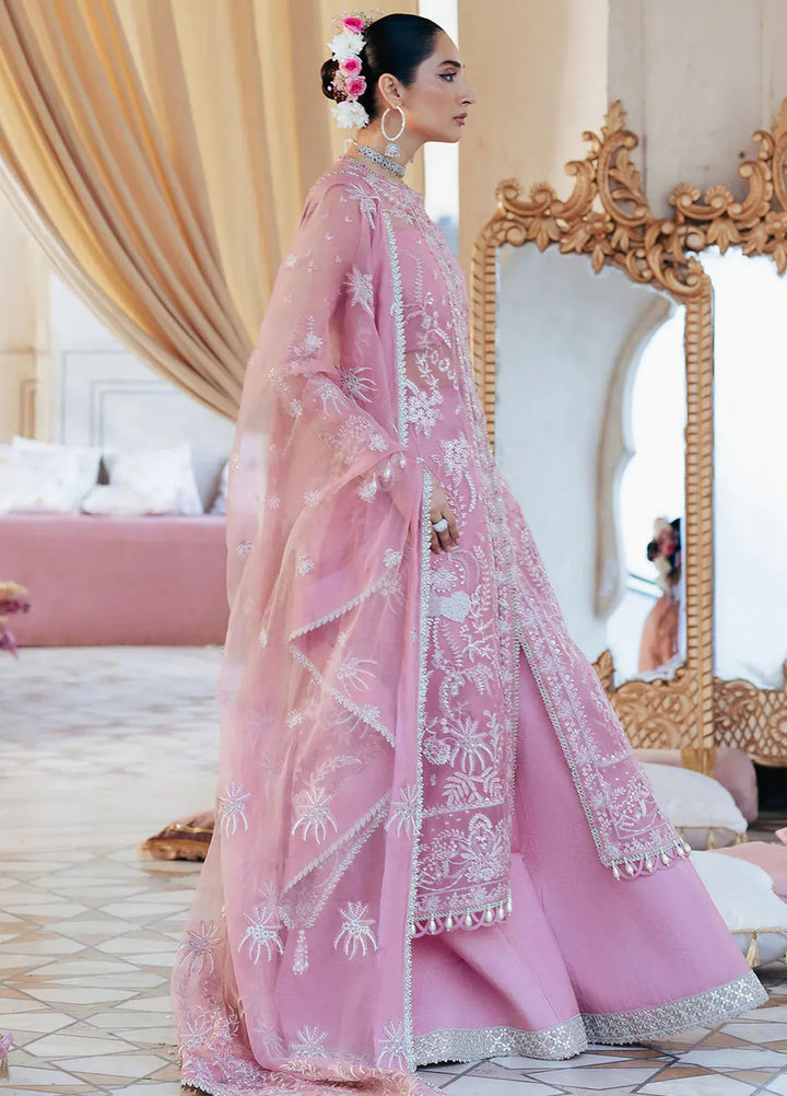 Silsila by Saad Shaikh Embroidered Organza Suits Unstitched 4 Piece SSK24SL Leya - Festive Collection