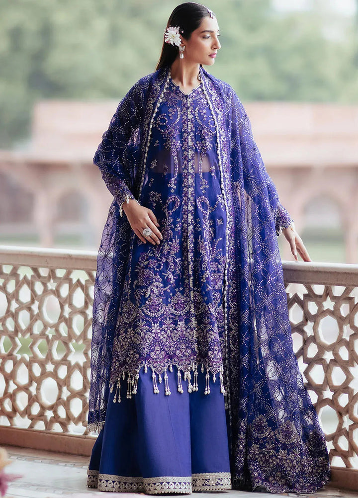 Silsila by Saad Shaikh Embroidered Organza Suits Unstitched 4 Piece SSK24SL Onara - Festive Collection