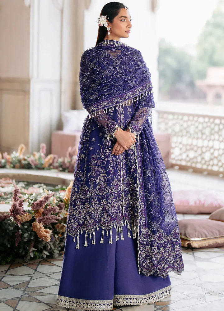 Silsila by Saad Shaikh Embroidered Organza Suits Unstitched 4 Piece SSK24SL Onara - Festive Collection