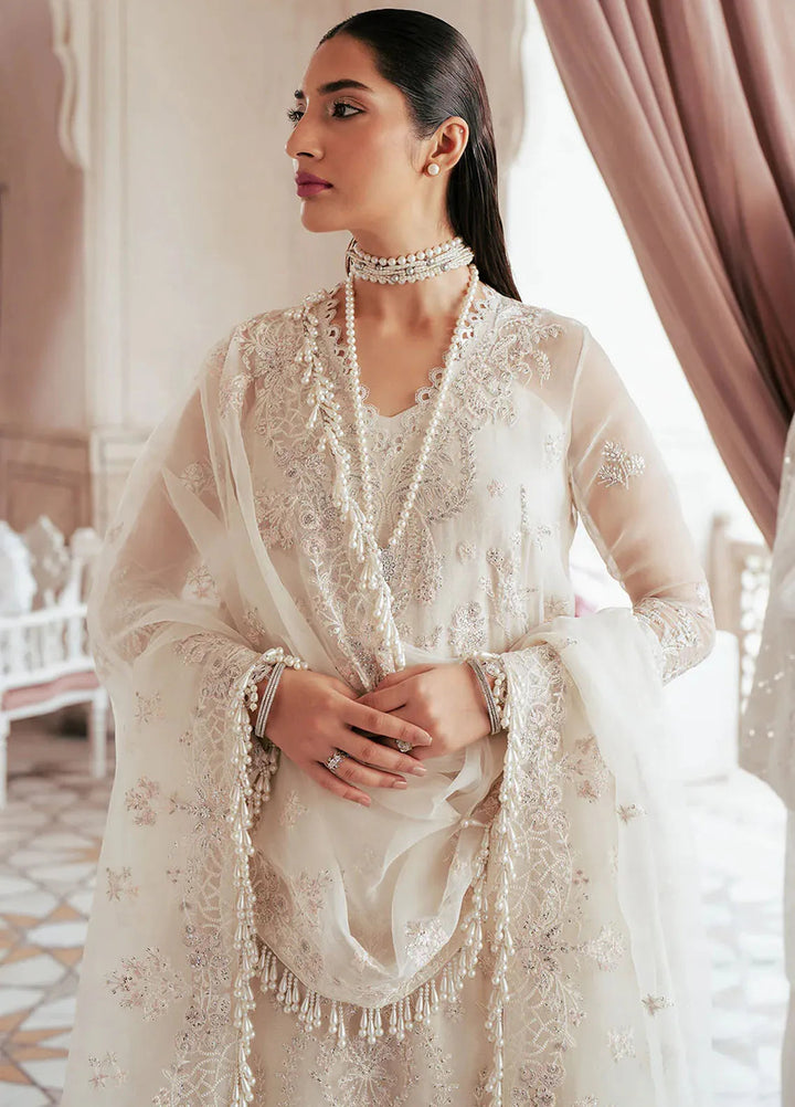 Silsila by Saad Shaikh Embroidered Organza Suits Unstitched 4 Piece SSK24SL Zahria - Festive Collection