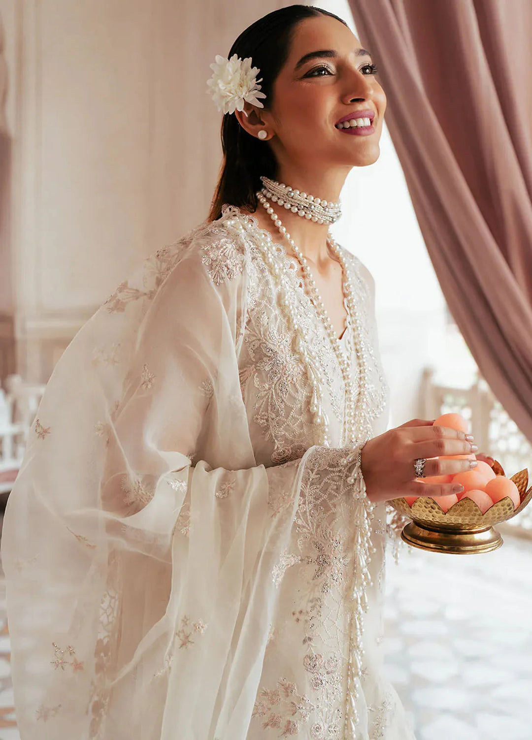 Silsila by Saad Shaikh Embroidered Organza Suits Unstitched 4 Piece SSK24SL Zahria - Festive Collection