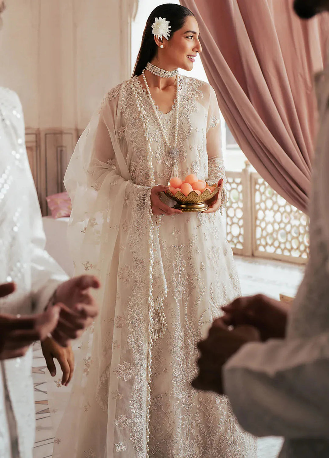 Silsila by Saad Shaikh Embroidered Organza Suits Unstitched 4 Piece SSK24SL Zahria - Festive Collection