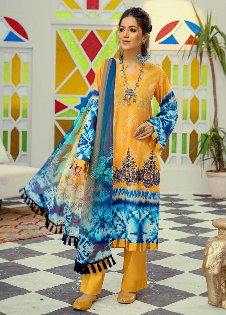 Silver Series By Riaz Arts Embroidered Lawn Suits Unstitched 3 Piece RA22SS 01 - Summer Collection