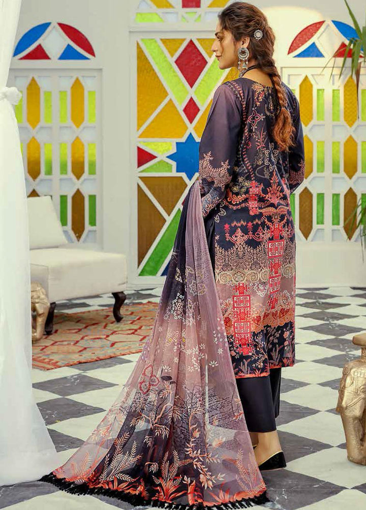 Silver Series By Riaz Arts Embroidered Lawn Suits Unstitched 3 Piece RA22SS 02 - Summer Collection