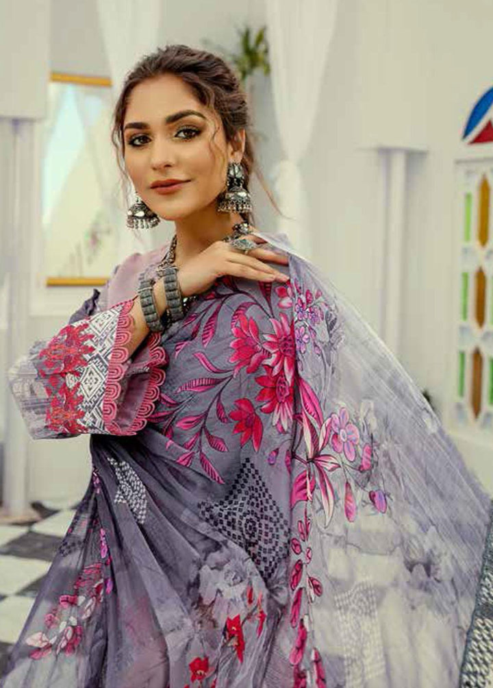 Silver Series By Riaz Arts Embroidered Lawn Suits Unstitched 3 Piece RA22SS 03 - Summer Collection