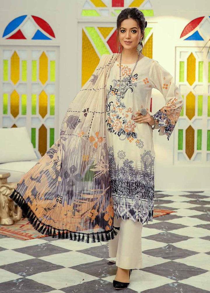 Silver Series By Riaz Arts Embroidered Lawn Suits Unstitched 3 Piece RA22SS 06 - Summer Collection