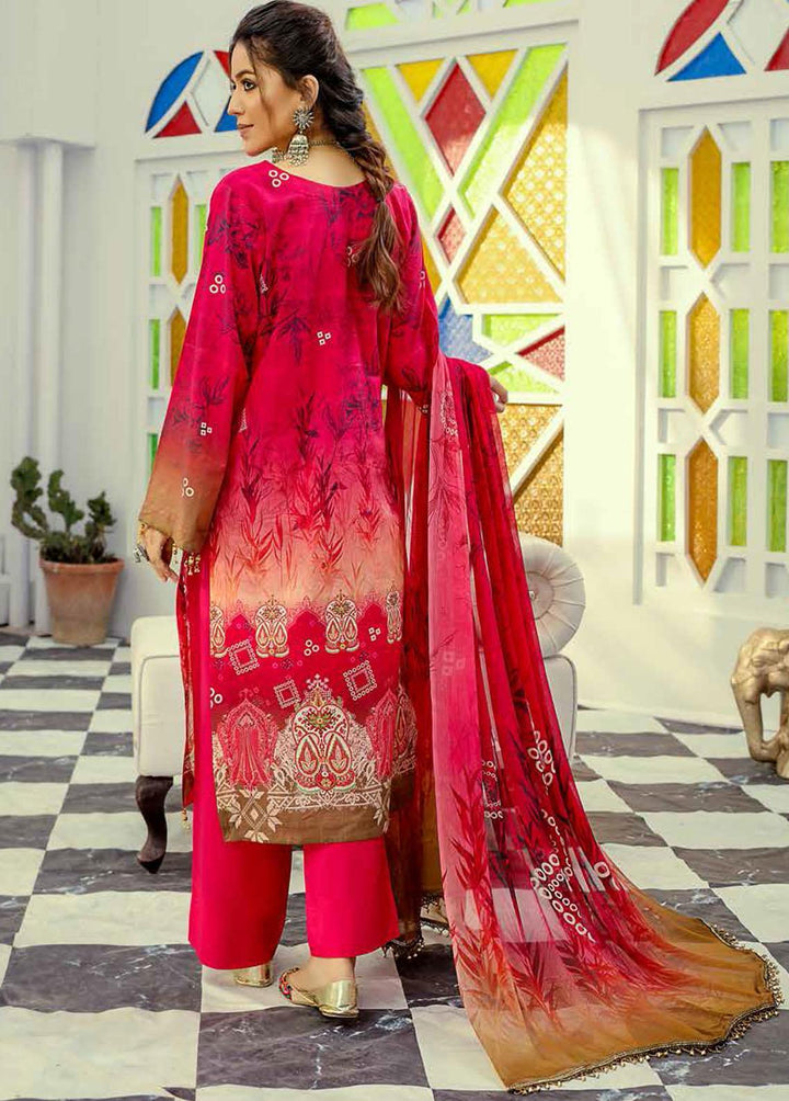 Silver Series By Riaz Arts Embroidered Lawn Suits Unstitched 3 Piece RA22SS 10 - Summer Collection