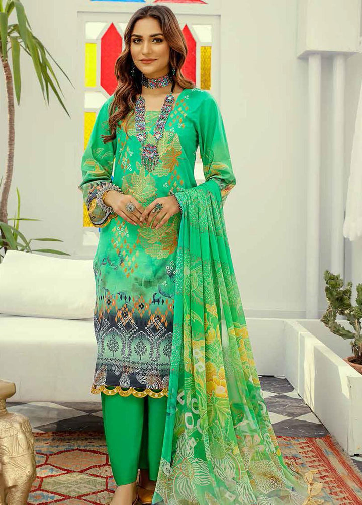 Silver Series By Riaz Arts Embroidered Lawn Suits Unstitched 3 Piece RA22SS 11 - Summer Collection