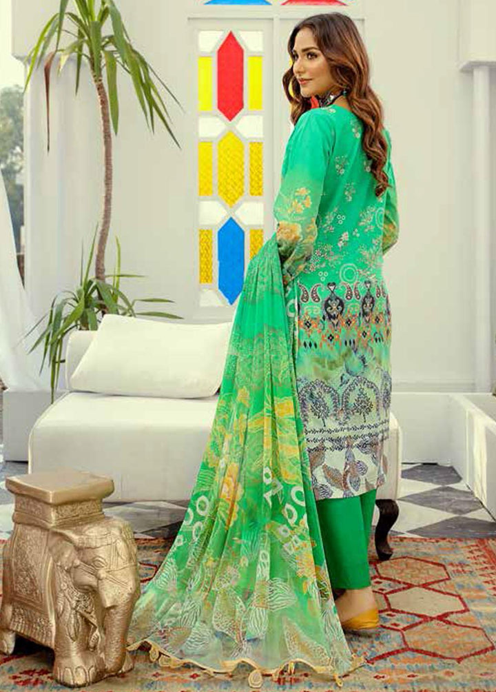 Silver Series By Riaz Arts Embroidered Lawn Suits Unstitched 3 Piece RA22SS 11 - Summer Collection