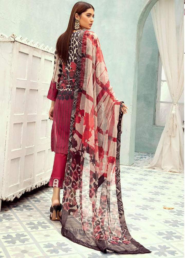 Silver Series by Riaz Arts Embroidered Lawn Suits Unstitched 3 Piece RA21SS 01 - Summer Collection