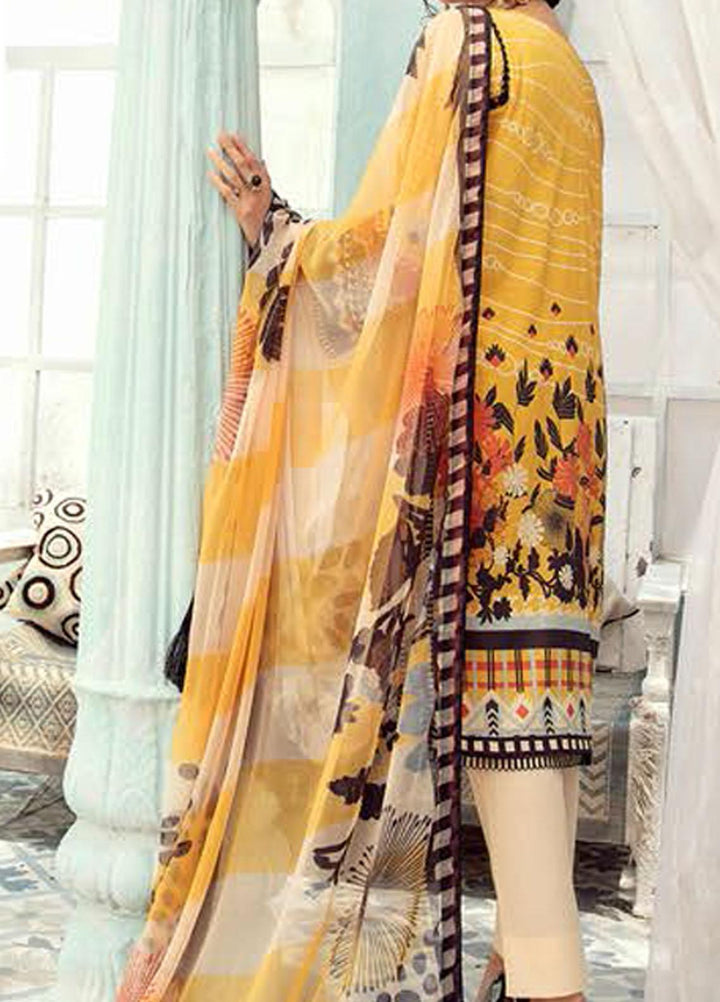 Silver Series by Riaz Arts Embroidered Lawn Suits Unstitched 3 Piece RA21SS 06 - Summer Collection