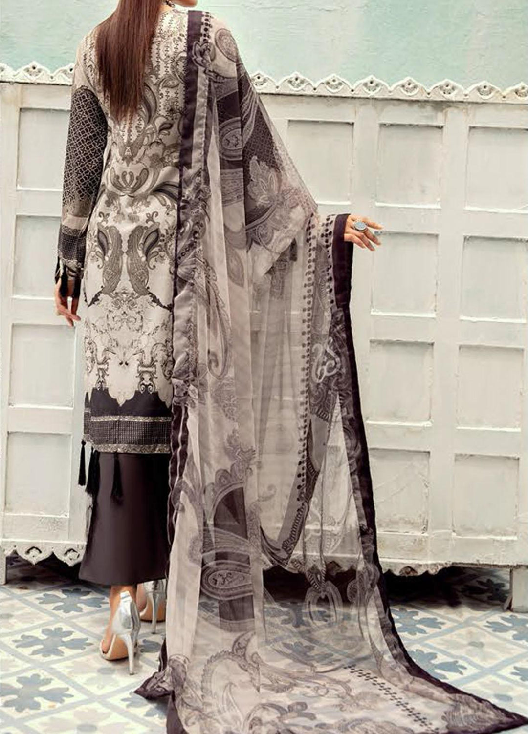 Silver Series by Riaz Arts Embroidered Lawn Suits Unstitched 3 Piece RA21SS 08 - Summer Collection
