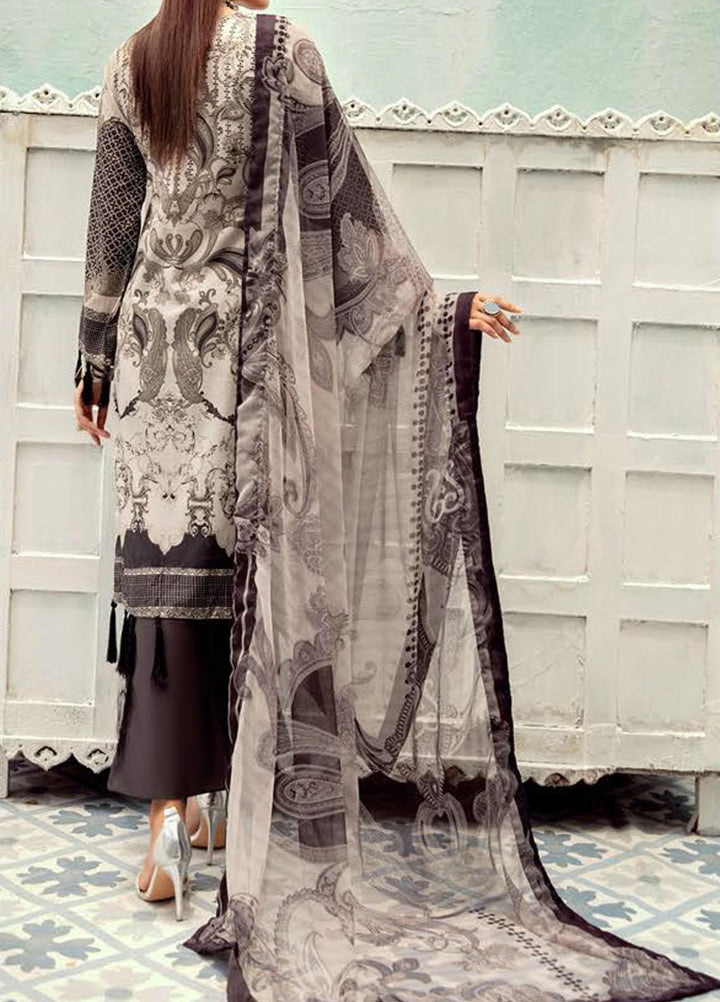 Silver Series by Riaz Arts Embroidered Lawn Suits Unstitched 3 Piece RA21SS 08 - Summer Collection