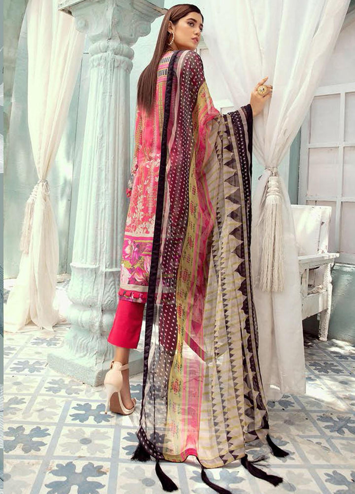 Silver Series by Riaz Arts Embroidered Lawn Suits Unstitched 3 Piece RA21SS 09 - Summer Collection