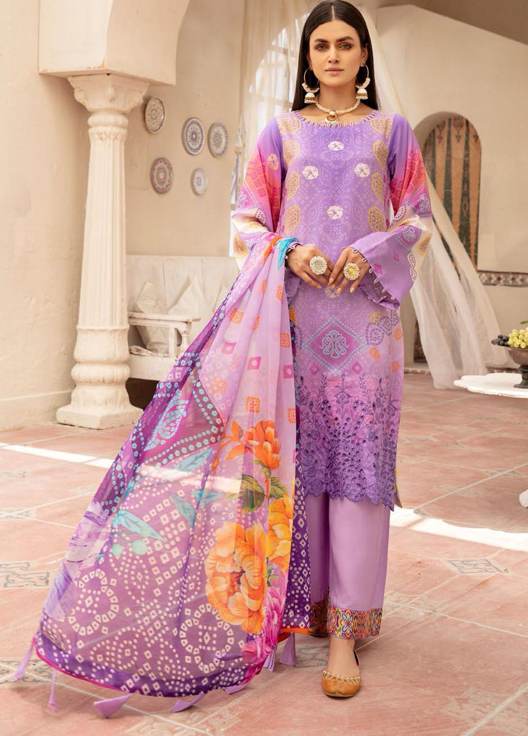 Silver Series By Riaz Arts Embroidered Viscose Suits Unstitched 3 Piece RA21SV 05 - Luxury Collection