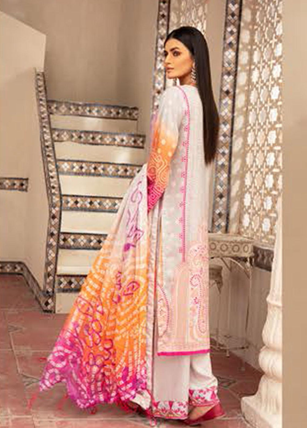 Silver Series By Riaz Arts Embroidered Viscose Suits Unstitched 3 Piece RA21SV 10 - Luxury Collection