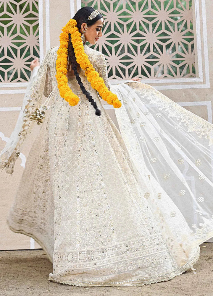 Singhar By Qalamkar Embroidered Chiffon Suit Unstitched 3 Piece QLM24SW RF-03 Bahar - Luxury Collection