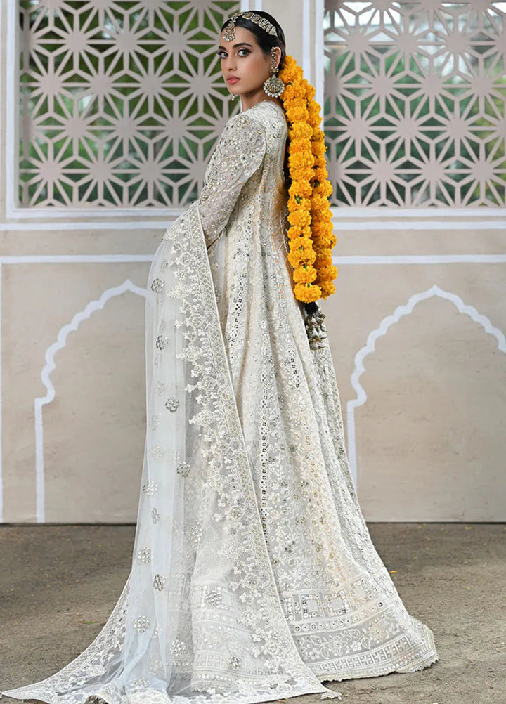 Singhar By Qalamkar Embroidered Chiffon Suit Unstitched 3 Piece QLM24SW RF-03 Bahar - Luxury Collection