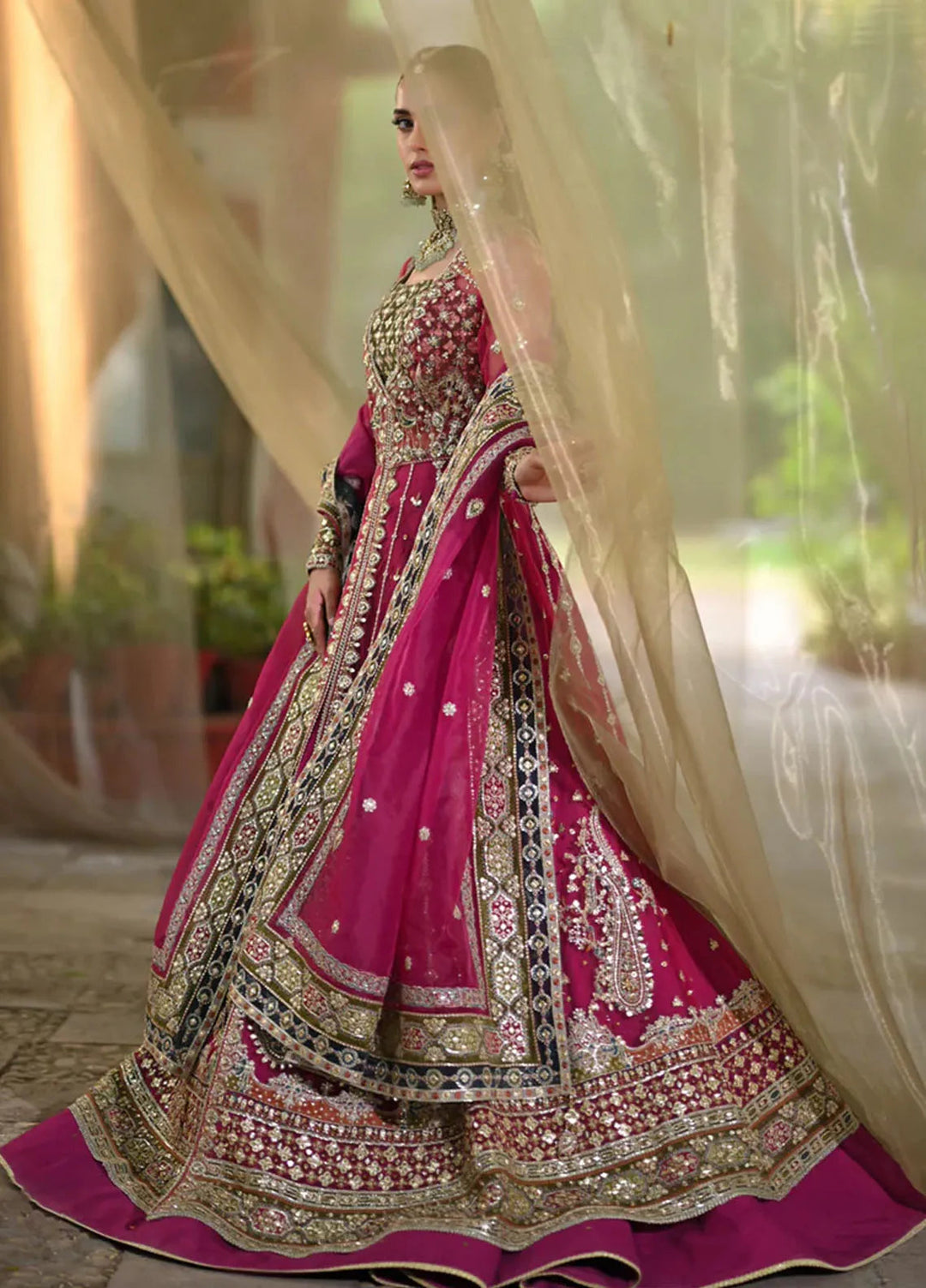 Singhar By Qalamkar Embroidered Net Suit Unstitched 3 Piece QLM24SW RF-04 Rimel - Luxury Collection