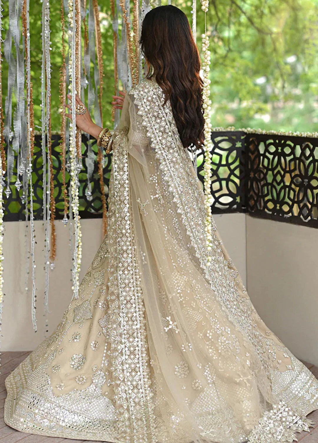 Singhar By Qalamkar Embroidered Net Suit Unstitched 3 Piece QLM24SW RF-06 Roop - Luxury Collection