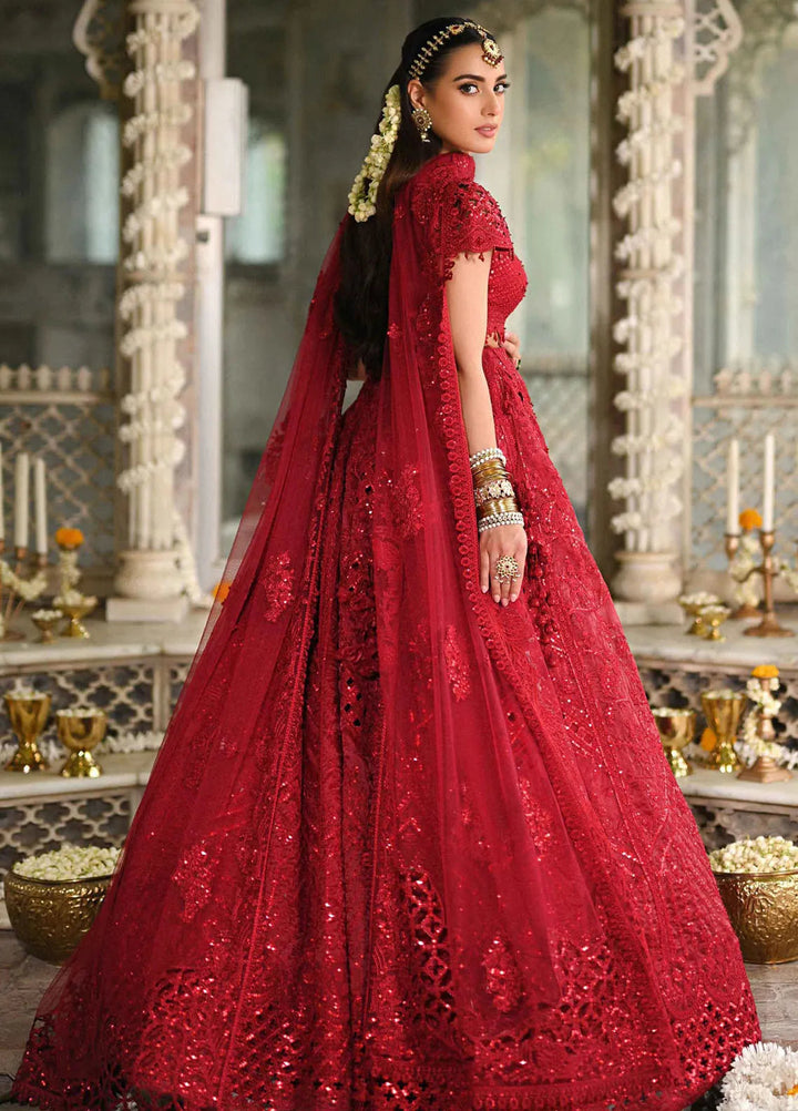 Singhar By Qalamkar Embroidered Raw Silk Suit Unstitched 3 Piece QLM24SW RF-01 Muskaan - Luxury Collection
