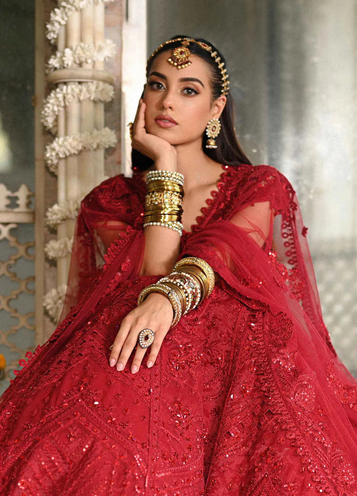 Singhar By Qalamkar Embroidered Raw Silk Suit Unstitched 3 Piece QLM24SW RF-01 Muskaan - Luxury Collection
