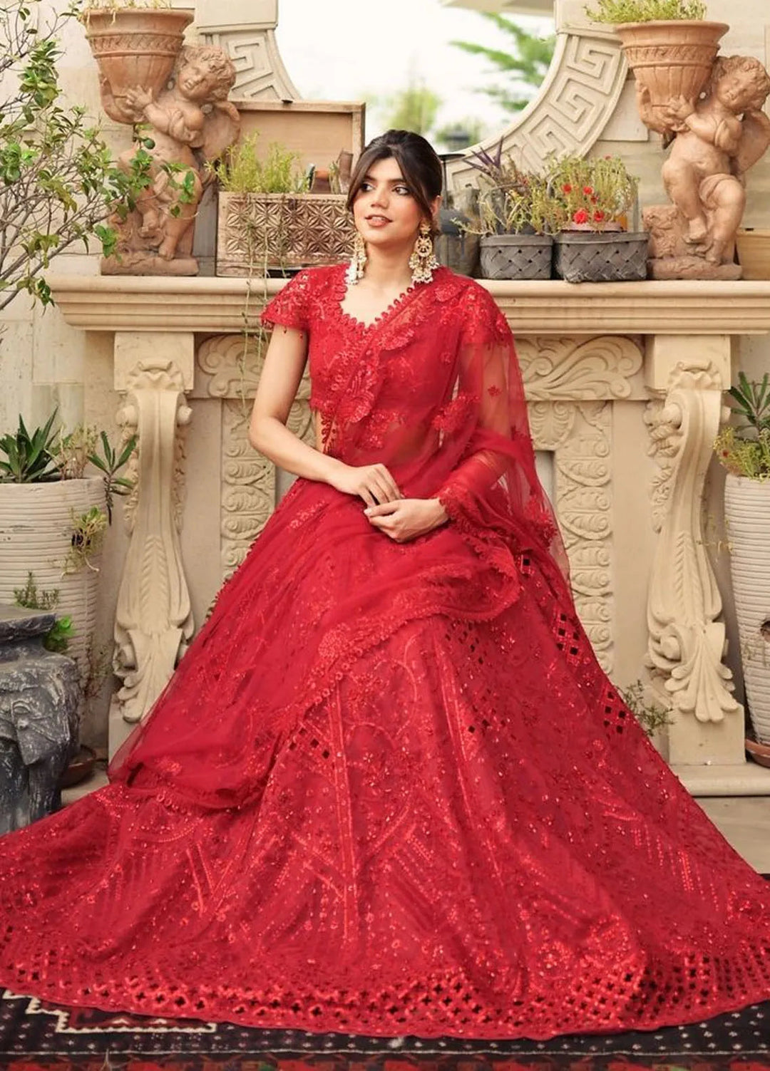 Singhar By Qalamkar Embroidered Raw Silk Suit Unstitched 3 Piece QLM24SW RF-01 Muskaan - Luxury Collection