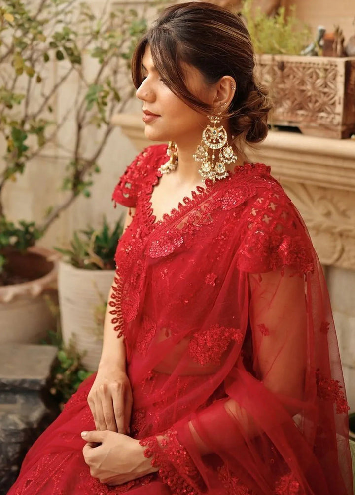 Singhar By Qalamkar Embroidered Raw Silk Suit Unstitched 3 Piece QLM24SW RF-01 Muskaan - Luxury Collection