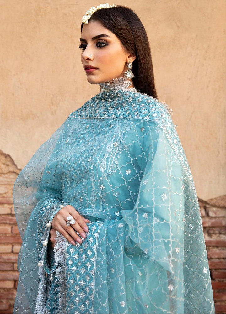 Singhar By Saad Shaikh Embroidered Raw Silk Suits Unstitched 3 Piece SSK23SG Zahra - Festive Collection