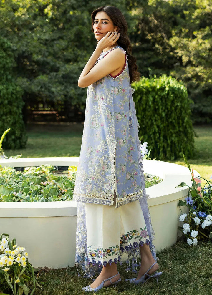 Siraa by Sadaf Fawad Khan Embroidered Lawn Suits Unstitched 3 Piece SDF25S D-4A Bloom - Summer Collection