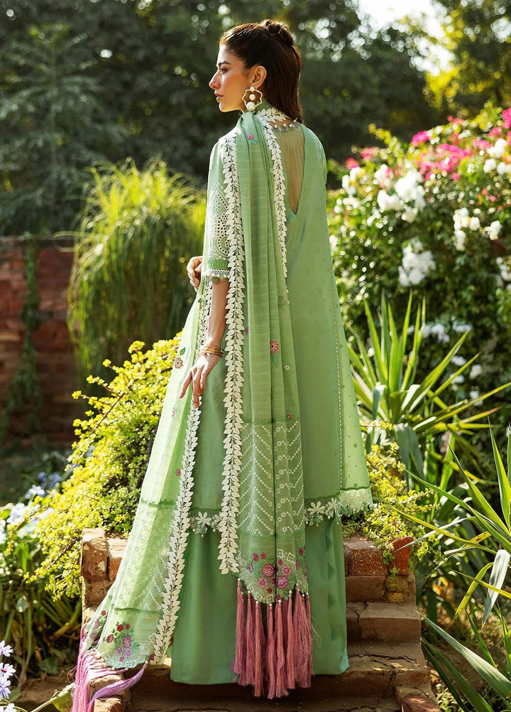 Siraa by Sadaf Fawad Khan Embroidered Lawn Suits Unstitched 3 Piece SDF25S D-7A French Hearts - Summer Collection