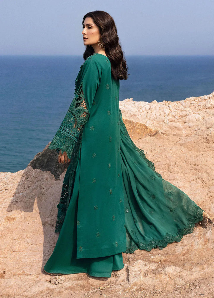 Sirene by Mahnur Embroidered Lawn Suit Unstitched 3 Piece MN25L D-1A Eirene - Summer Collection