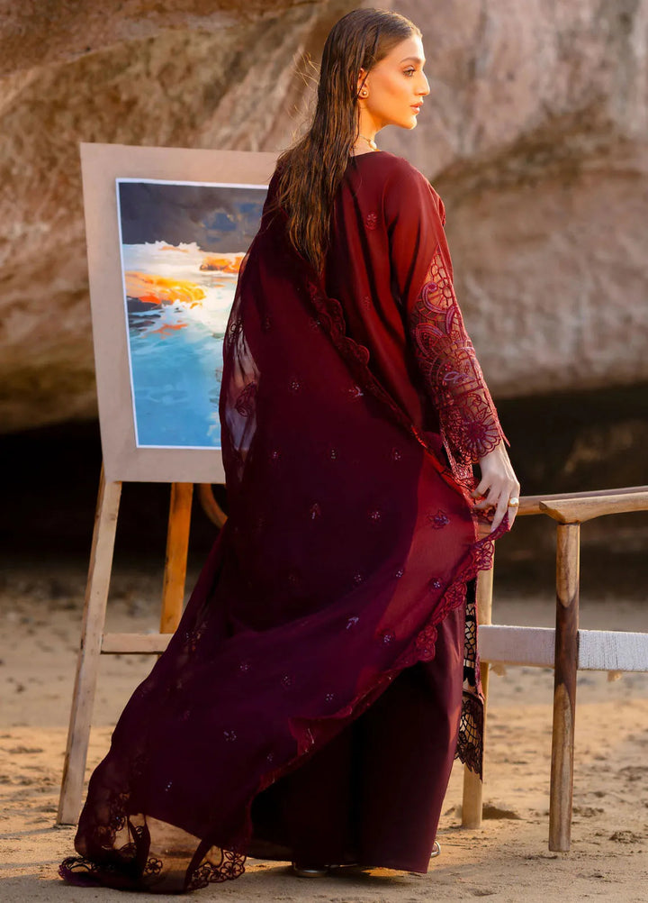 Sirene by Mahnur Embroidered Lawn Suit Unstitched 3 Piece MN25L D-1B Amayra - Summer Collection